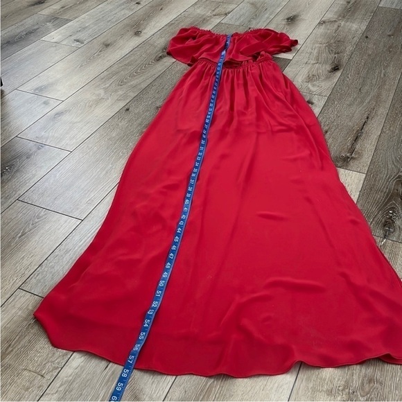 Show Me Your Mumu Hacienda Red Off The Shoulder Maxi dress - Picture 10 of 10
